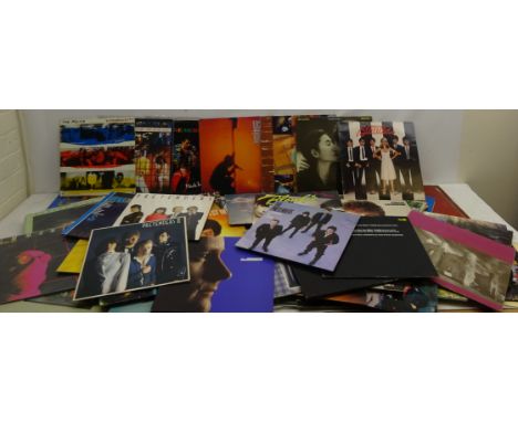 Collection of 76 vinyl LP's including Fleetwood Mac 'Rumours', Stevie Nicks, Queen 'Live Magic', 'A Kind of Magic' etc, in on