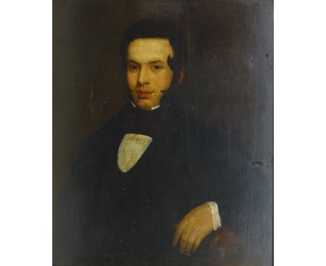 Portrait of a Gentleman, mid 19th century oil on canvas unsigned 74cm x 62cm Condition Report Click here for further images, 