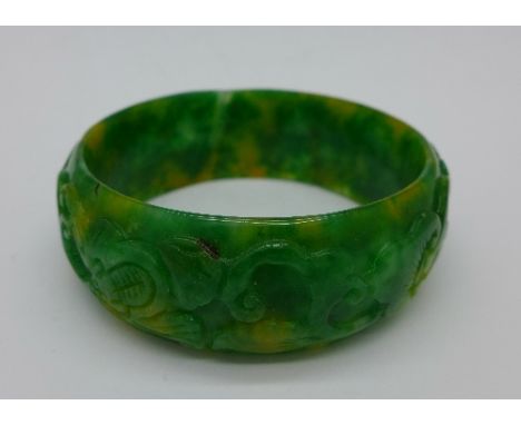 A carved bangle