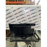 Lot of (3) 24" Monitors (w/ Power & Video Cables)