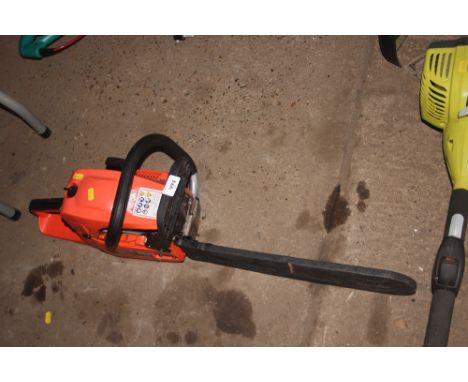 A Woodstorm petrol chainsaw