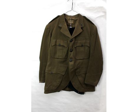 A light infantry officer's dress uniform comprising jacket with Wm. Anderson & Sons Ltd label inscribed 'J. Mcnaughton' and t