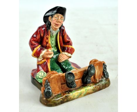 A Royal Doulton figure; HN2163 'In The Stocks', height 14.8cm. CONDITION REPORT: Some light surface pitting, otherwise appear