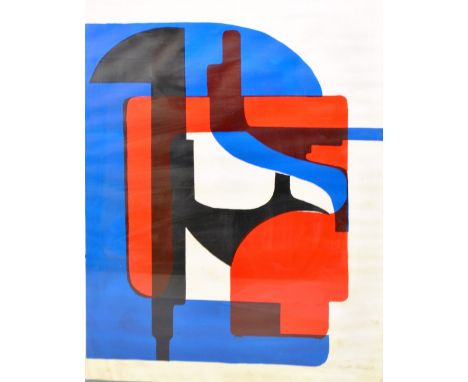 ELIZABETH BOWEN; screen print, untitled, signed in pencil, dated '67, 58 x 44.25cm, framed and glazed.