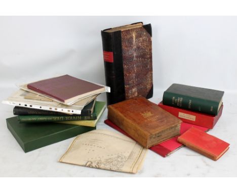 A group of Cheshire historical and topographical books and ephemera including D. & S. Lysons 'Topographical and Historical Ac