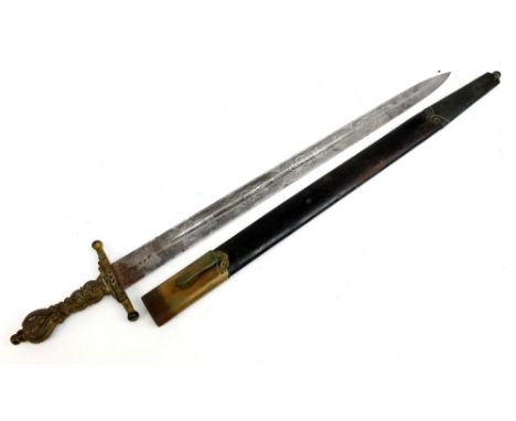 A George V Royal Company of Archers ceremonial/dress short sword with GR cipher and etched decoration to blade and signed for