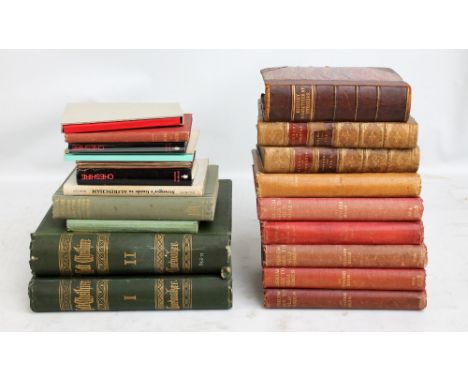 A group of Cheshire historical and topographical books including J. Hemingway 'History of the City of Chester From Its Founda