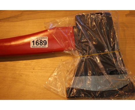 Large new felling axe. Not available for in-house P&amp;P, contact Paul O'Hea at Mailboxes on 01925 659133 