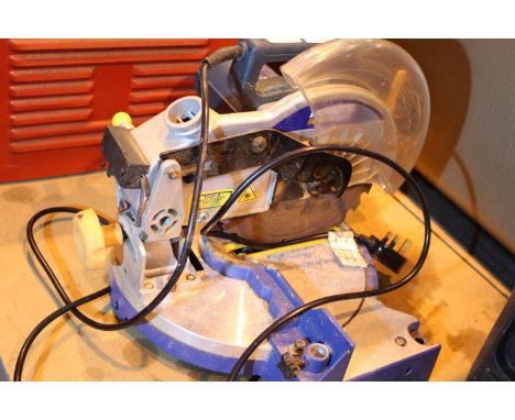 Powercraft mitre saw model GT-MS-08. Not available for in-house P&P, contact Paul O'Hea at Mailboxes on 01925 659133Condition