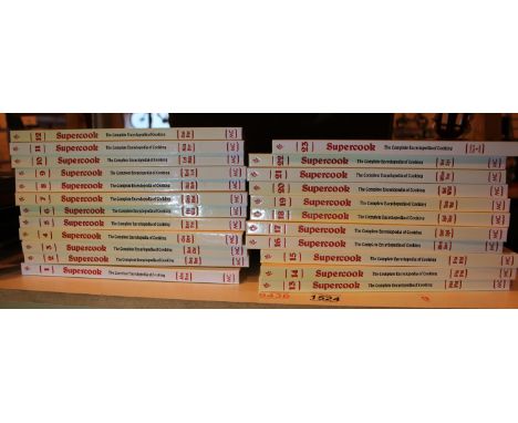 Complete set of Supercook Encyclopedia of Cooking, hardback. Not available for in-house P&amp;P, contact Paul O'Hea at Mailbo