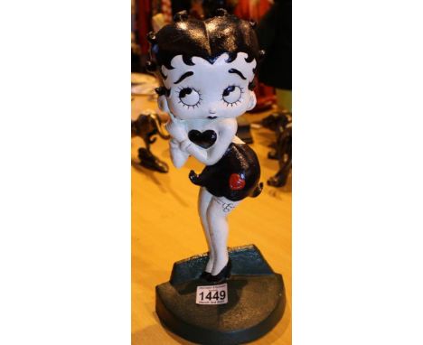 Cast iron Betty Boop doorstop, H: 37 cm. P&amp;P Group 3 (£25+VAT for the first lot and £5+VAT for subsequent lots) 
