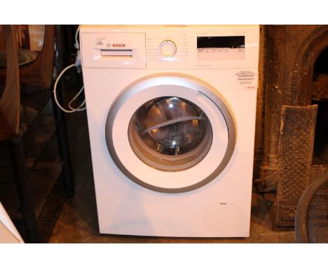 Bosch Varioperfect serie 4 washing machine. Not available for in-house P&P, contact Paul O'Hea at Mailboxes on 01925 659133Co