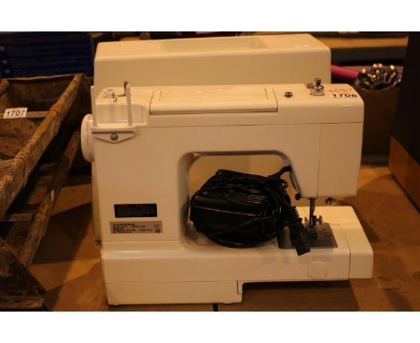 Janome electric embroiderer with case. Not available for in-house P&amp;P, contact Paul O'Hea at Mailboxes on 01925 659133Con
