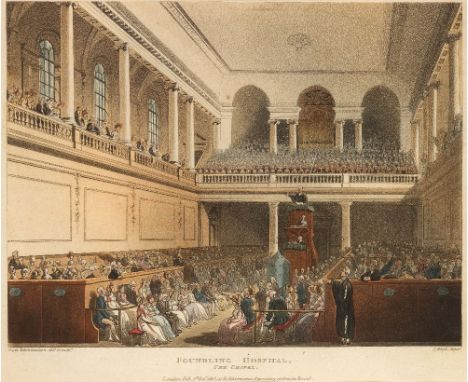 OFFERED WITHOUT RESERVE -  A GROUP OF PRINTS RELATING TO THE FOUNDLING HOSPITAL AND BETHLEHEM HOSPITAL  INCLUDING NEW BETHLEH