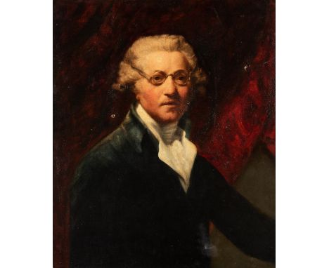AFTER SIR JOSHUA REYNOLDS, P.R.A., R.A., F.R.S.A. (1723-1792) SELF-PORTRAIT WEARING GLASSES oil on canvas 76.8 x 64.2cm / 301