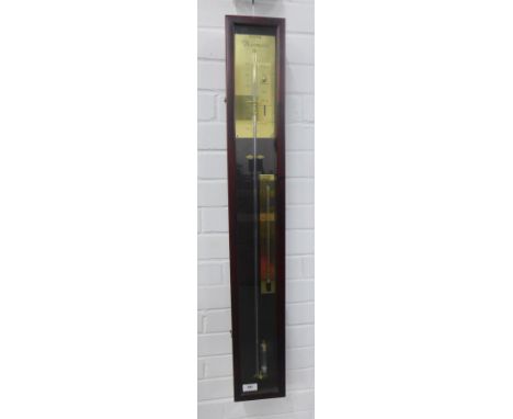 Contemporary mercury wall barometer, 97cm 