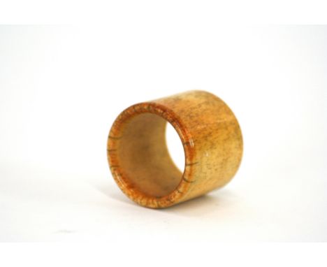 An ivory archers ring
