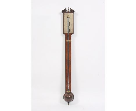 A 19th Century mahogany stick barometer, by Dolland of London, 103cm - see illustration