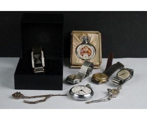 A small collection of vintage and contemporary watches to include Ingersoll and Timex examples. 