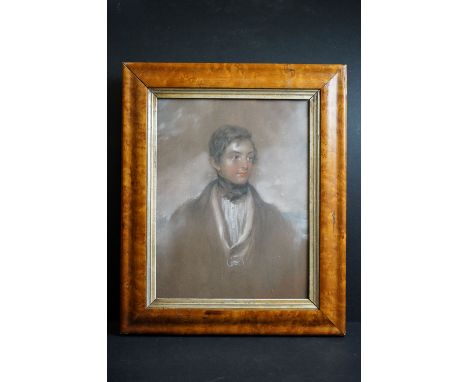 19th Century English School pastel portrait of Henry Archer, indistinct signature/inscription to lower right, dated 1815 on p