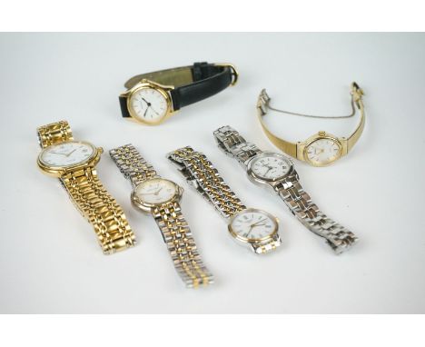 A small collection of mixed watches to include Tissot and Rotary examples. 