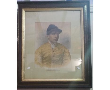 An Early Coloured Print of George Barrett; in contemporary frame.