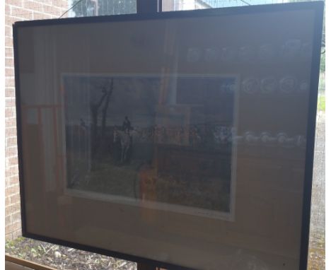 A Signed 20th Century Hunting Print.