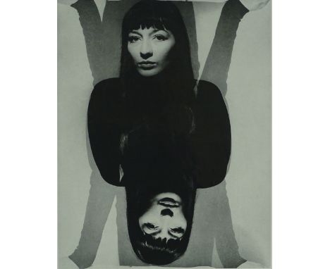 Erwin Blumenfeld, vintage photograph, portrait, image size 11" x 8.5", mounted.