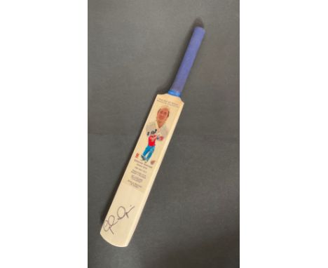 Graham Napier Signed Mini Art of Sport Cricket Bat. Commemorating Graham Napier's 152 Not Out for Essex C. C. C. against Suss