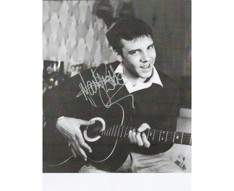 Singer, Marty Wilde signed 10x8 black and white photograph signed in silver marker pen. Wilde, MBE (born 15 April 1939) is an