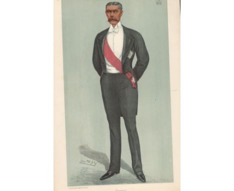 Vanity Fair 14x10 vintage Print titled: Khartoum, dated February 23st 1899. Good condition. All autographs come with a Certif