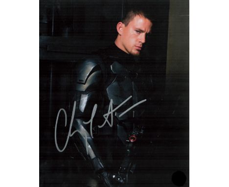 Actor Channing Tatum signed 10x8 colour photo. Channing Matthew Tatum (born April 26, 1980) is an American actor and producer