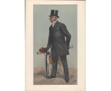 Vanity Fair 14x10 vintage Print titled: A Judge, dated July 11th 1901. Good condition. All autographs come with a Certificate