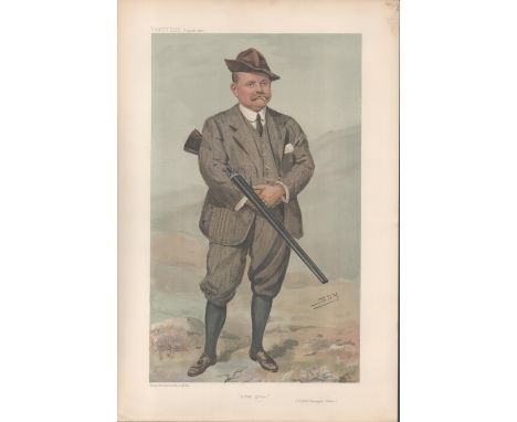 Vanity Fair 15x10 vintage Print titled Driven Grouse, RHR Rimington Wilson. Good condition. All autographs come with a Certif