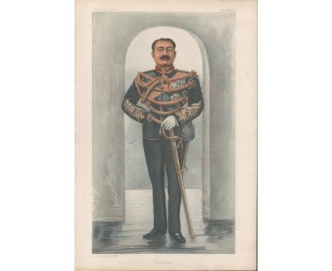 Vanity Fair 15x10 vintage Print titled Cuch Behar. Good condition. All autographs come with a Certificate of Authenticity. We