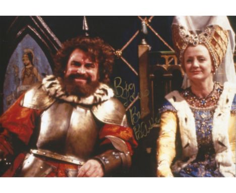 Actor Brian Blessed signed 12x8 colour photo from the set of the BBC pseudohistorical sitcom Blackadder. Brian Blessed OBE is