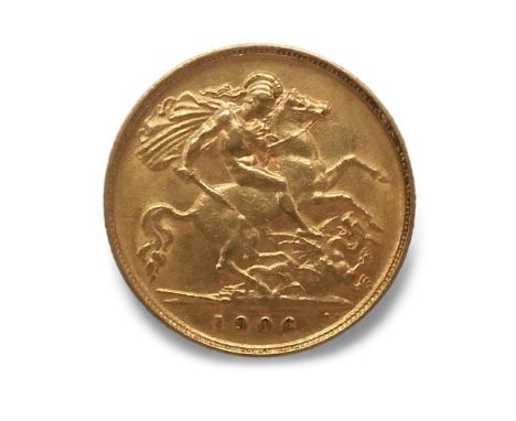 EDWARD VII (1901-1910) 1/2 SOVEREIGN 1906 Obverse Uncrowned portrait of King Edward VII right, legend around&nbsp;EDWARDVS VI