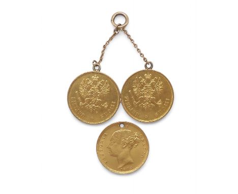 VICTORIA (1837-1901) 1/2 SHIELD BACK SOVEREIGN 1883 Obverse Young head of Queen Victoria facing left, hair filleted legend ar