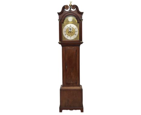 A 19TH CENTURY MAHOGANY CASED SAM HARPER, IRVINE GRANDFATHER CLOCKWith brass ormolu mounted face with silvered dial bear Arab