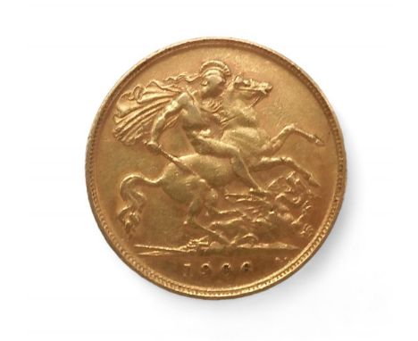 EDWARD VII (1901-1910) 1/2 SOVEREIGN 1906 Obverse Uncrowned portrait of King Edward VII right, legend around&nbsp;EDWARDVS VI