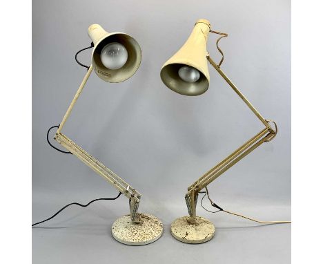 VINTAGE HERBERT TERRY ANGLEPOISE DESK LAMP &amp; ONE OTHER, 15cms and 18cms bases respectivelyProvenance: private collection 