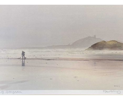 ‡ ROB PIERCY print - titled 'Y Graigddu', signed in pencil, 22 x 30cmsProvenance: private client  Llŷn Peninsula Comments: un