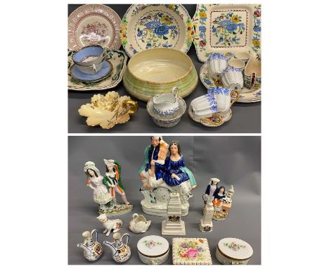 CABINET &amp; OTHER CHINA ASSORTMENT, to include Royal Worcester shell dish, pattern 1404, Masons Regency and Chartreuse item