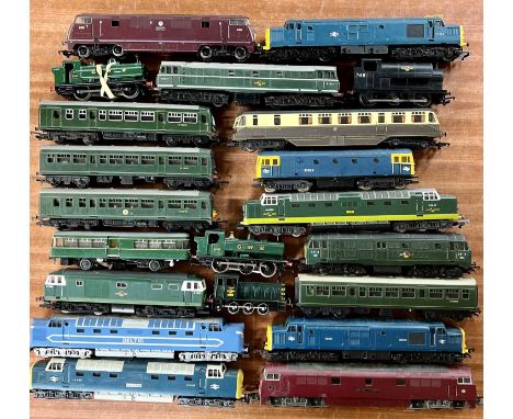 NINETEEN OO SCALE LOCOMOTIVES &amp; ROLLING STOCK, Hornby, Triang, Lima and others, as listed Provenance: private collection 