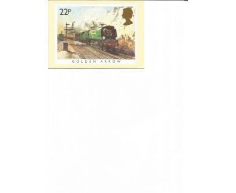 Terence Cuneo signed Golden Arrow phq card. Good condition. We combine postage on multiple winning lots and can ship worldwid