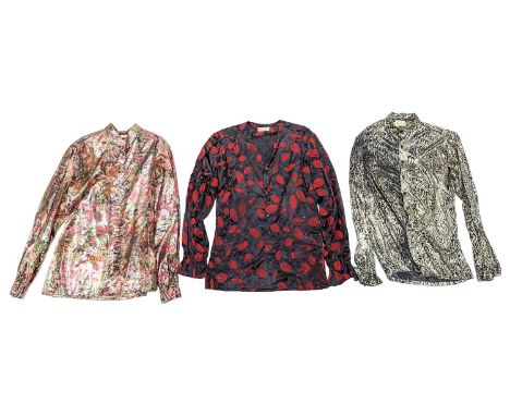 Three 1960s Chemise Phillipe shirts, from the collection of Vivian Stanshall, founding member of the Bonzo Dog Doo-Dah Band, 