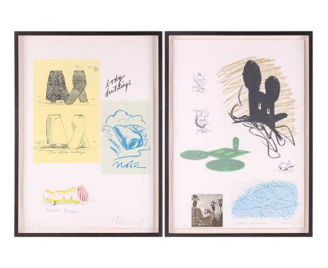 Claes Oldenburg (1929 - 2022) Swedish/American, Geometric Mouse and Body Buildings, signed and dated '68 in pencil, Printers 