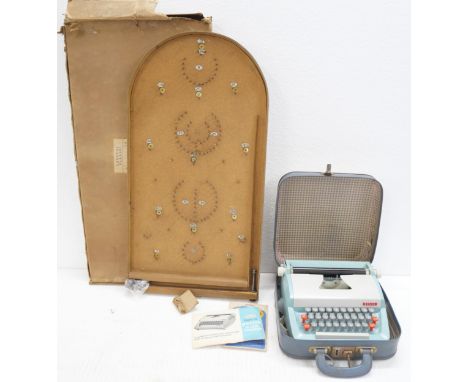 An original Bagatelle 1950s in original box, with Playcraft Petite typewriter in case  **PLEASE NOTE THIS LOT IS NOT AVAILABL