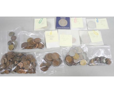 Coins; Two Churchill crowns 1965, two Charles and Diana 1981, two Isle of Man 1978. three jubilee crowns 1977, a Queen and Du