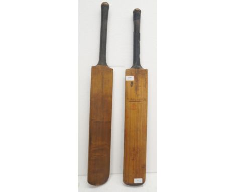 Two Gunn &amp; Moore cricket bats including one dated 1918